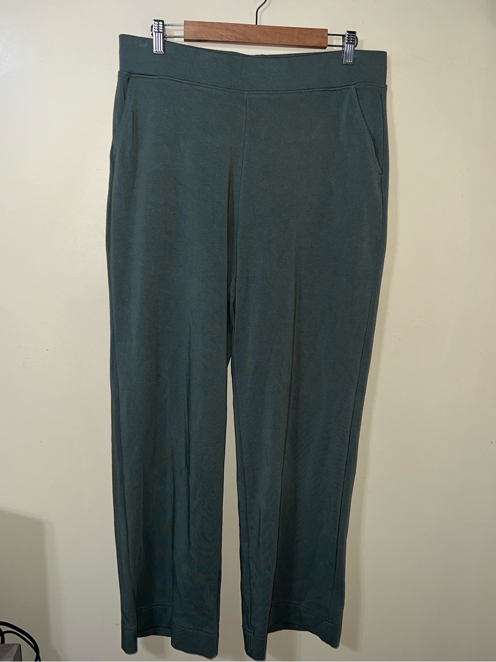 AYR Forest Green Wide-Leg Pull-On Pants XL